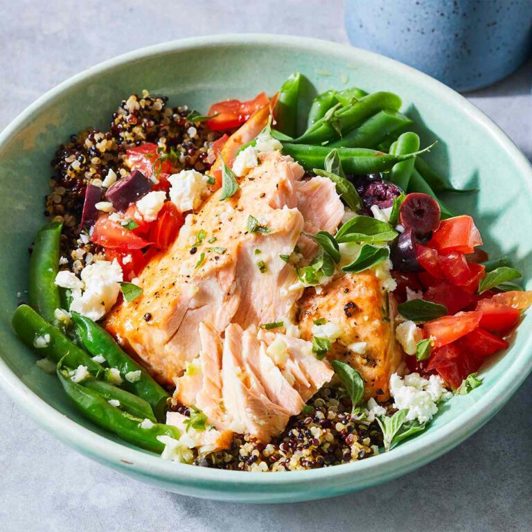 Omega Power Bowl with Salmon and Quinoa